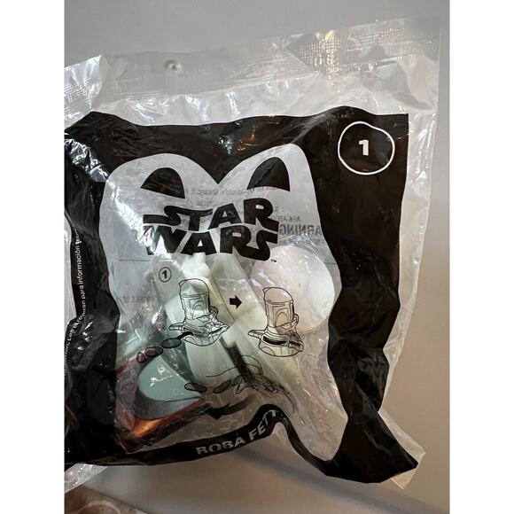 2021 McDONALD'S Star Wars Happy Meal Toy Boba Fett #1 Sealed NEW NIP - Picture 7 of 7